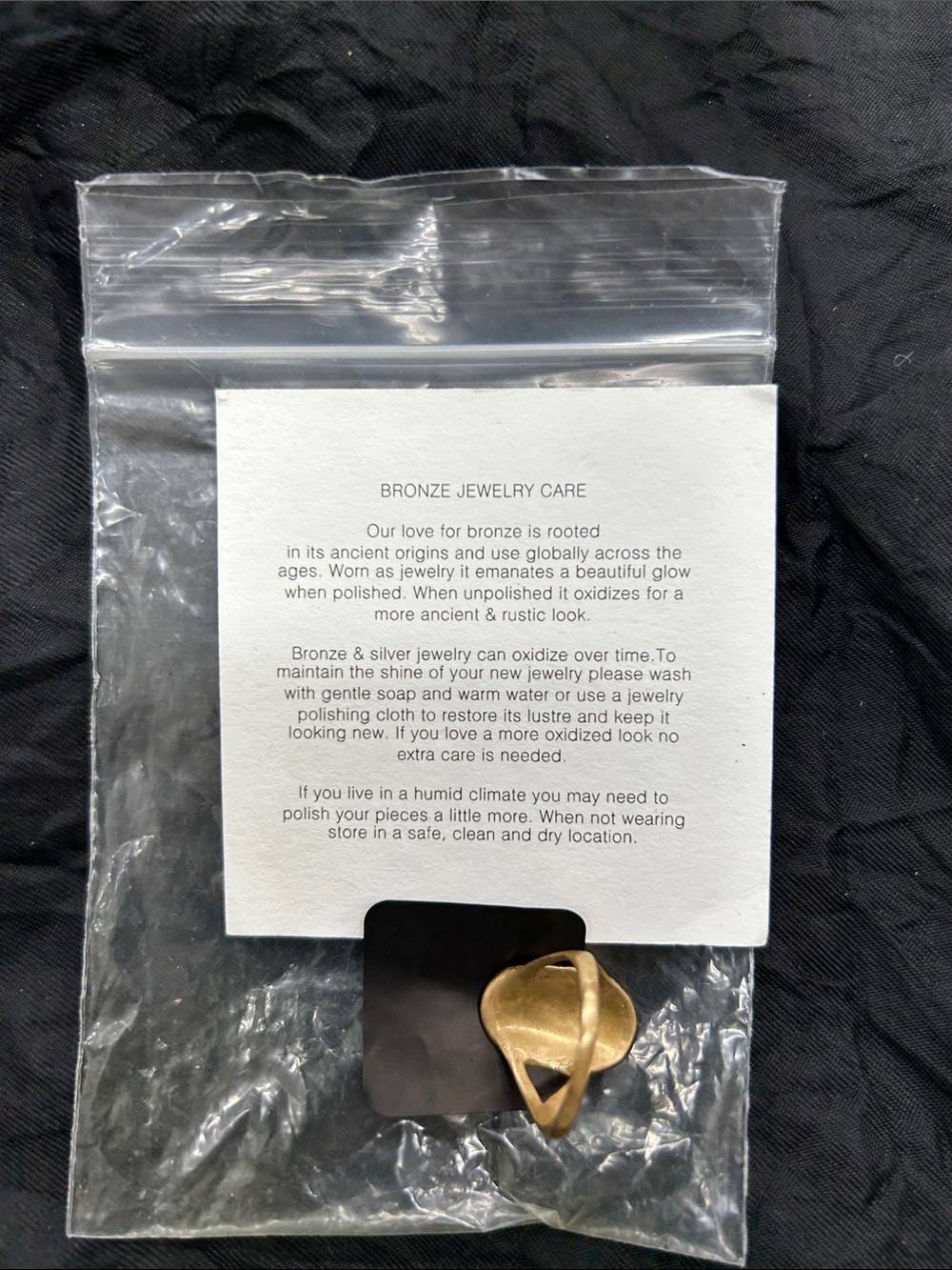 Catori Life Scarab Ring | Bronze Size 6.5 - Picture 6 of 7
